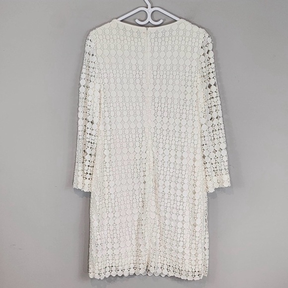 Ralph Lauren White Lace Shift Cocktail Dress Size 10 - Picture 6 of 7